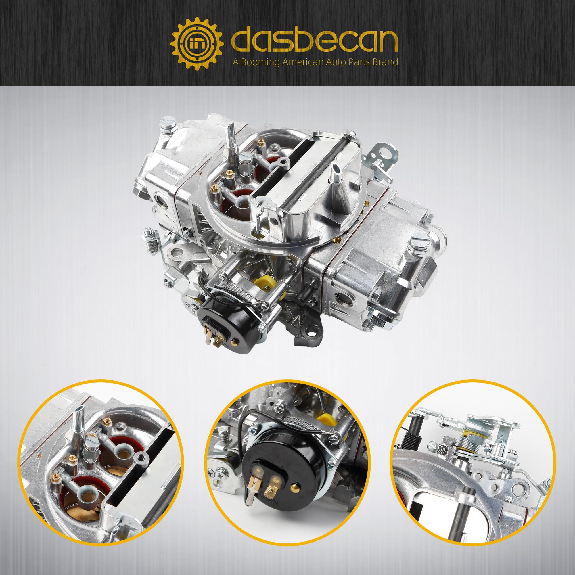 Amazon.com: Dasbecan BR-67255 Carburetor 4150 Model 650 CFM 4